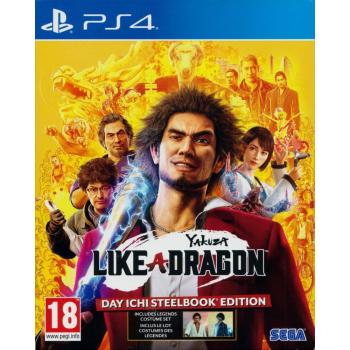 Yakuza: Like a Dragon Day Ichi Steelbook Edition (PS4) (Рус) (Б/У)