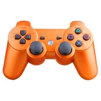 Джойстик для PlayStation 3 Беспроводной (Dualshock 3) Оранжевый