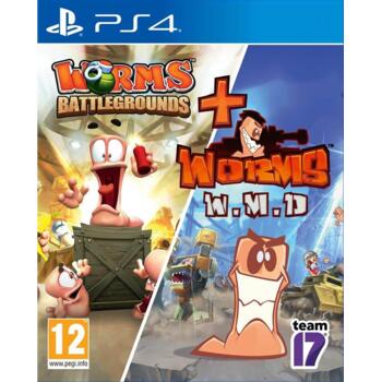Worms Battlegrounds + Worms W.M.D (PS4) (Eng)