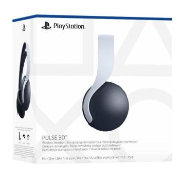 Беспроводная гарнитура для PlayStation 5 Sony Pulse 3D Белая (PS5 Wireless Headset PULSE 3D White)