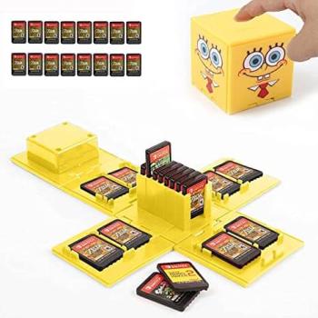 Кейс-куб для 16 картриджей NS (Premium Game Card Case) SpongeBob