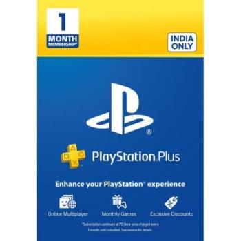 Подписка на PlayStation Plus - 30 дней (1 месяц) Индийский регион