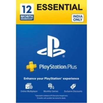 Подписка на PlayStation Plus Essential — 365 дней (1 год) (Индийский регион)