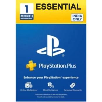 Подписка на PlayStation Plus Essential - 30 дней (1 месяц) (Индийский регион)