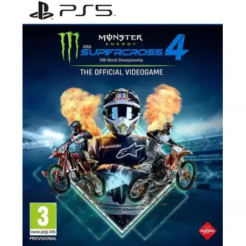 Monster Energy Supercross - The Official Videogame 4 (PS5) (Eng)