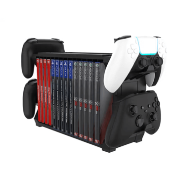Подставка для 15 дисков Game Storage Tower Black