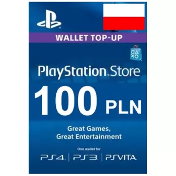 Пополнение Бумажника Для PlayStation Store 100zl (Регион Польша)