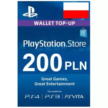Пополнение Бумажника Для PlayStation Store 200zl (Регион Польша)