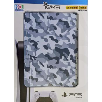 IGAMER Виниловая наклейка на PlayStation 5 (White Camouflage)