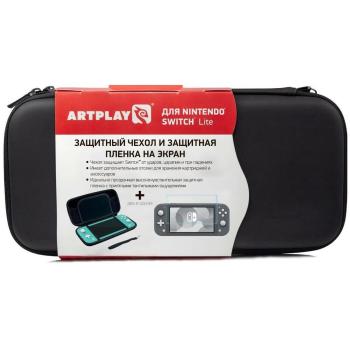 Сумка для Nintendo Switch LITE Carry Case Black + Защитная Пленка (Artplay NS-B03)