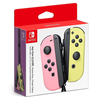 Joy-Con Original For Nintendo Switch (NS) Pastel Pink/Pastel Yellow (Pair) (Джойконы Для Свитч)